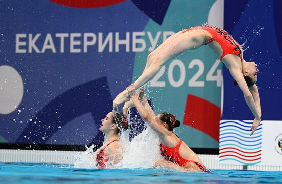 Russia Artistic Swimming Championships Team Acrobatic