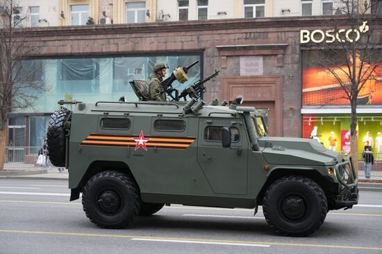Russia WWII Victory Parade Rehearsal