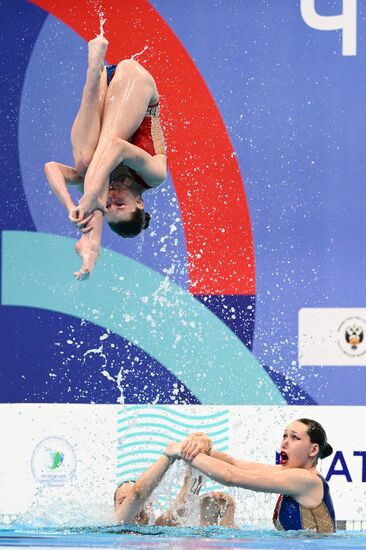 Russia Artistic Swimming Championships Team Acrobatic