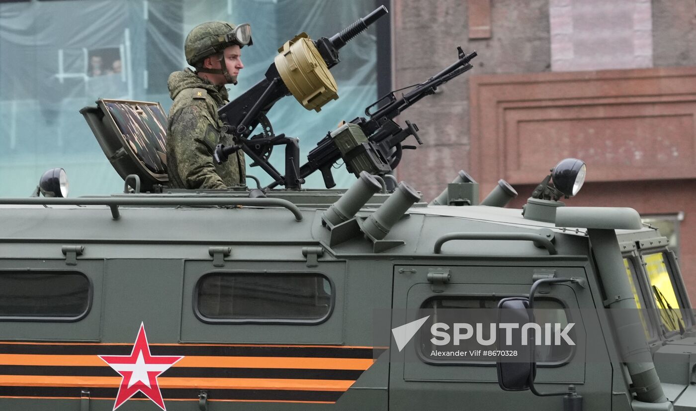 Russia WWII Victory Parade Rehearsal