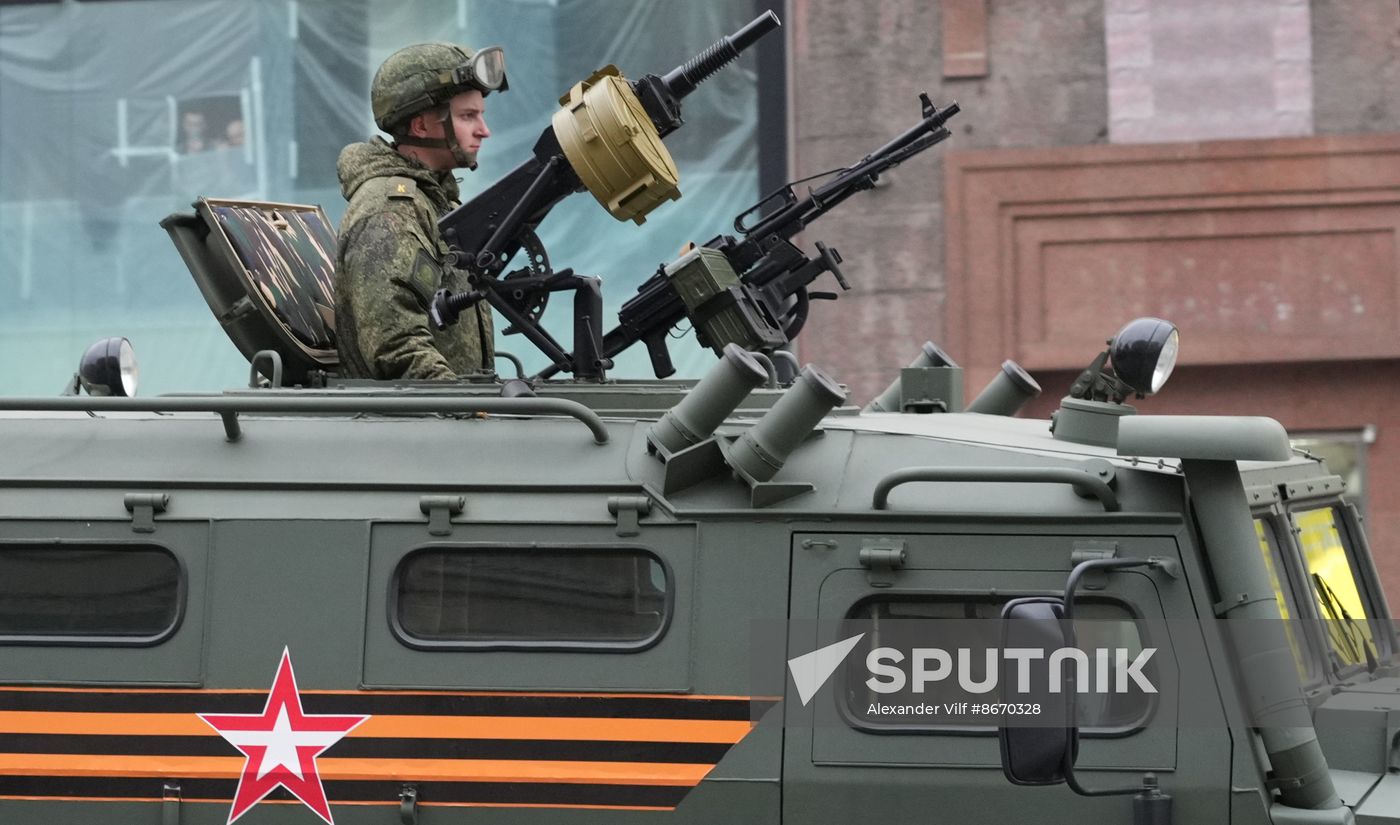 Russia WWII Victory Parade Rehearsal