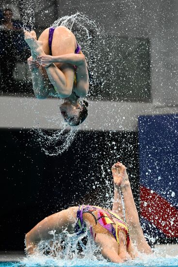 Russia Artistic Swimming Championships Team Acrobatic