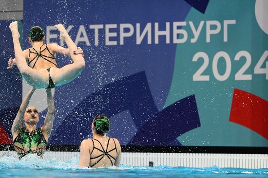 Russia Artistic Swimming Championships Team Acrobatic