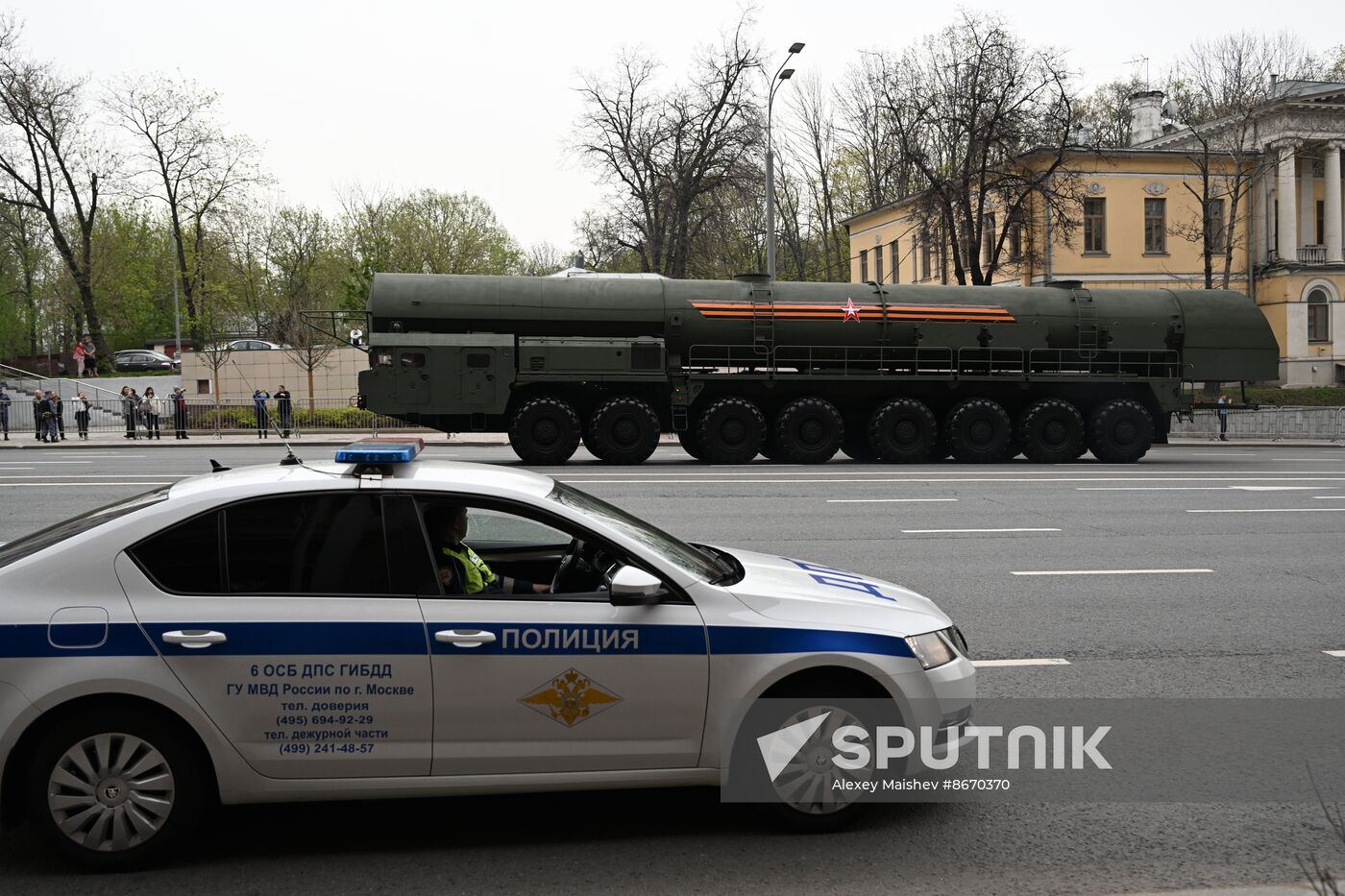Russia WWII Victory Parade Rehearsal