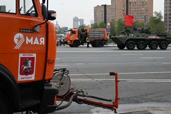 Russia WWII Victory Parade Rehearsal