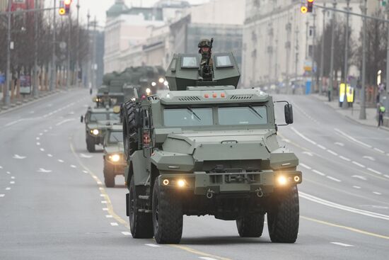 Russia WWII Victory Parade Rehearsal
