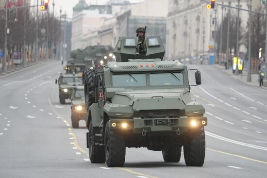 Russia WWII Victory Parade Rehearsal