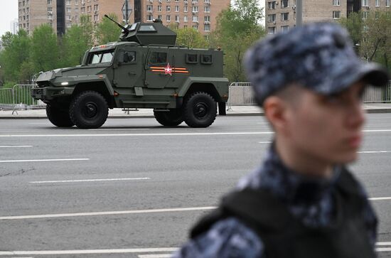 Russia WWII Victory Parade Rehearsal
