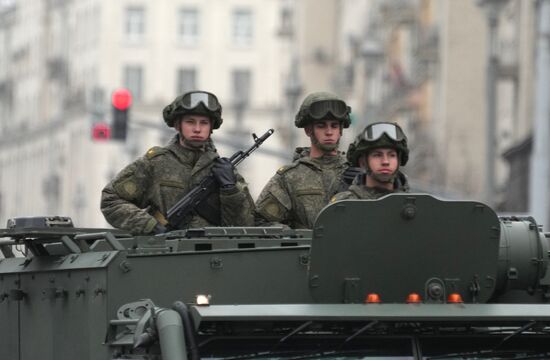 Russia WWII Victory Parade Rehearsal
