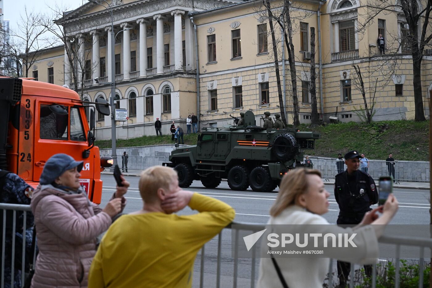 Russia WWII Victory Parade Rehearsal