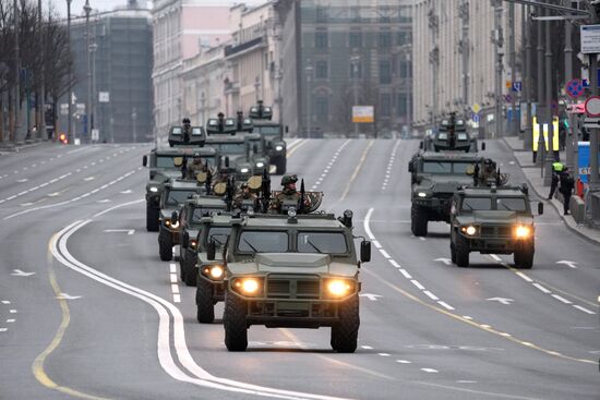 Russia WWII Victory Parade Rehearsal