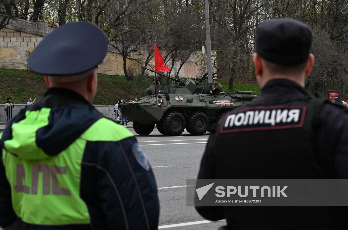 Russia WWII Victory Parade Rehearsal