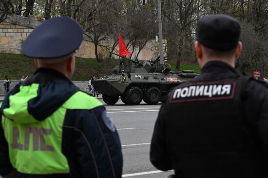 Russia WWII Victory Parade Rehearsal