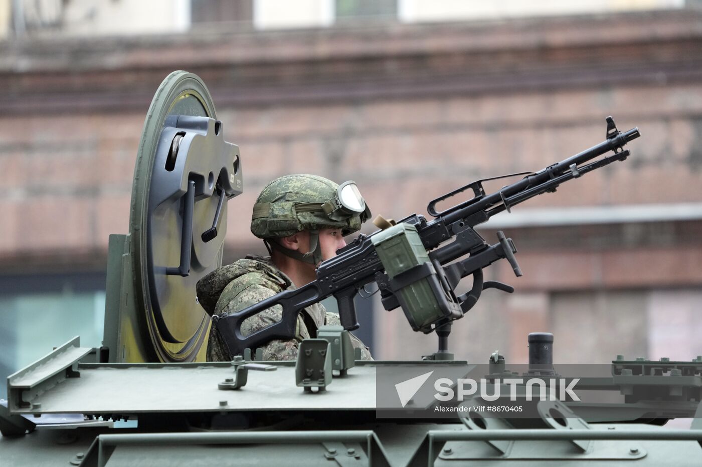 Russia WWII Victory Parade Rehearsal