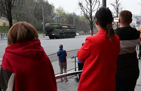 Russia WWII Victory Parade Rehearsal