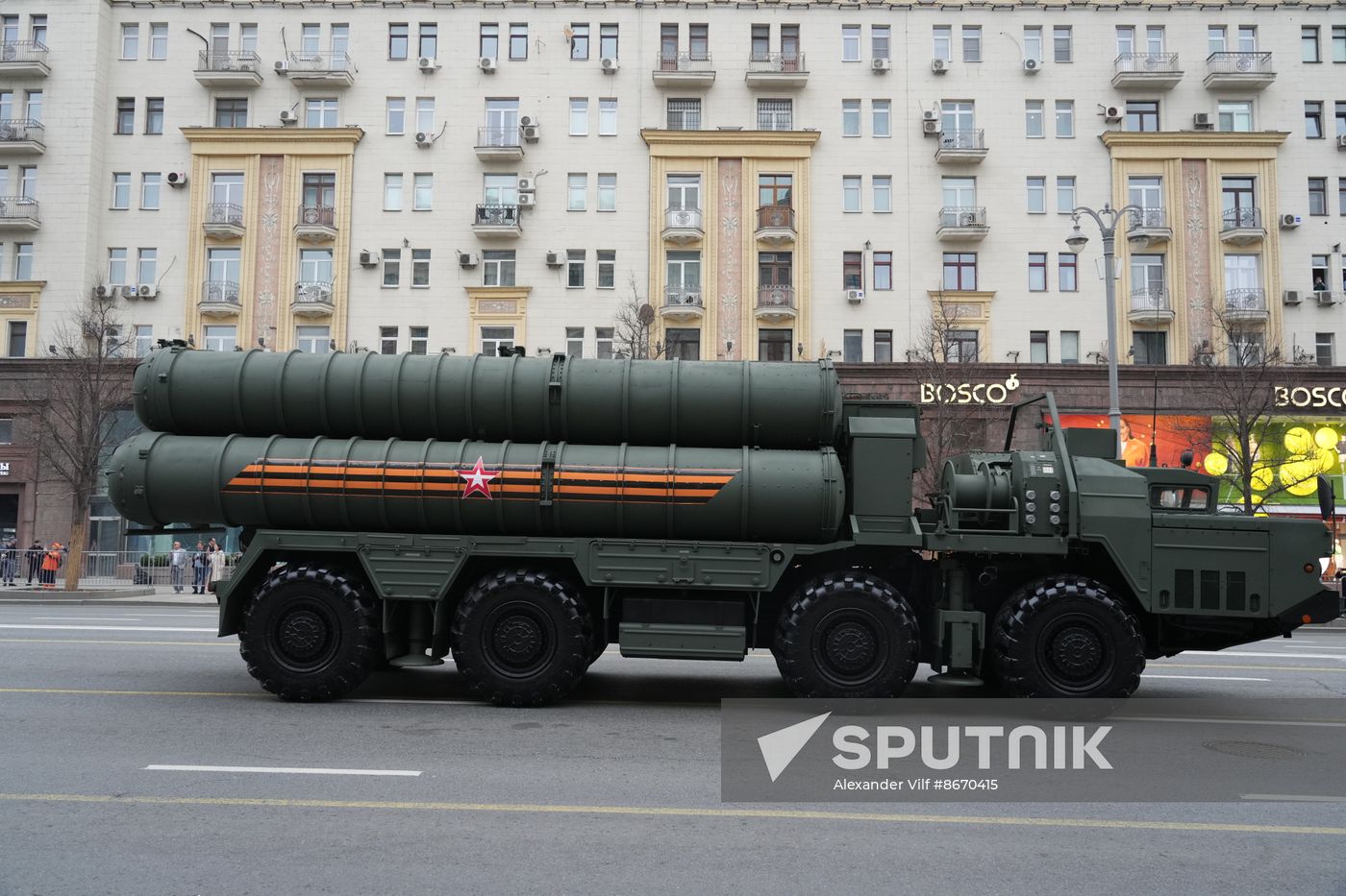 Russia WWII Victory Parade Rehearsal