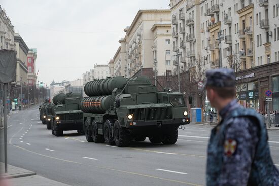 Russia WWII Victory Parade Rehearsal