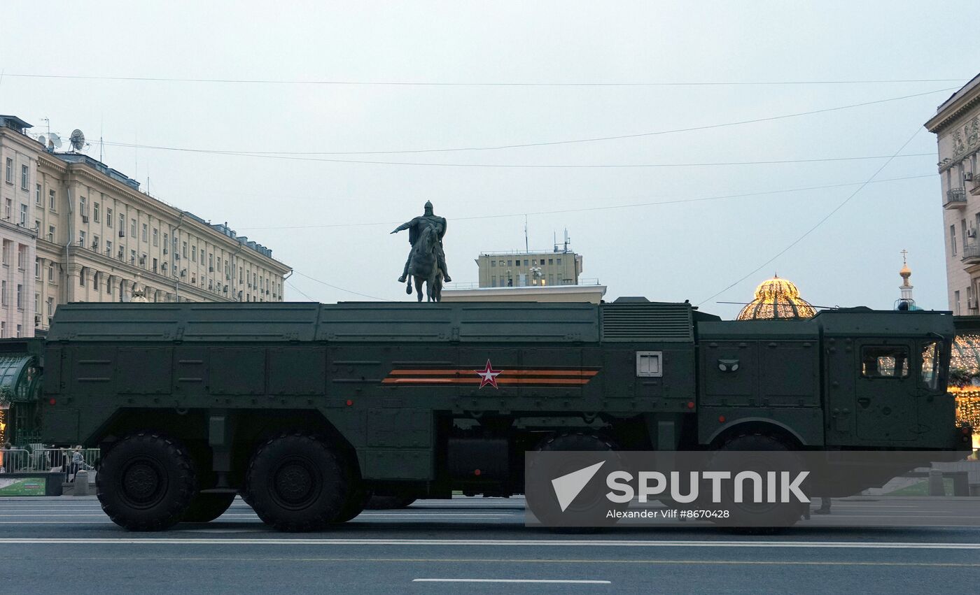 Russia WWII Victory Parade Rehearsal