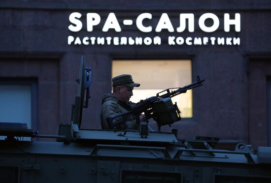 Russia WWII Victory Parade Rehearsal