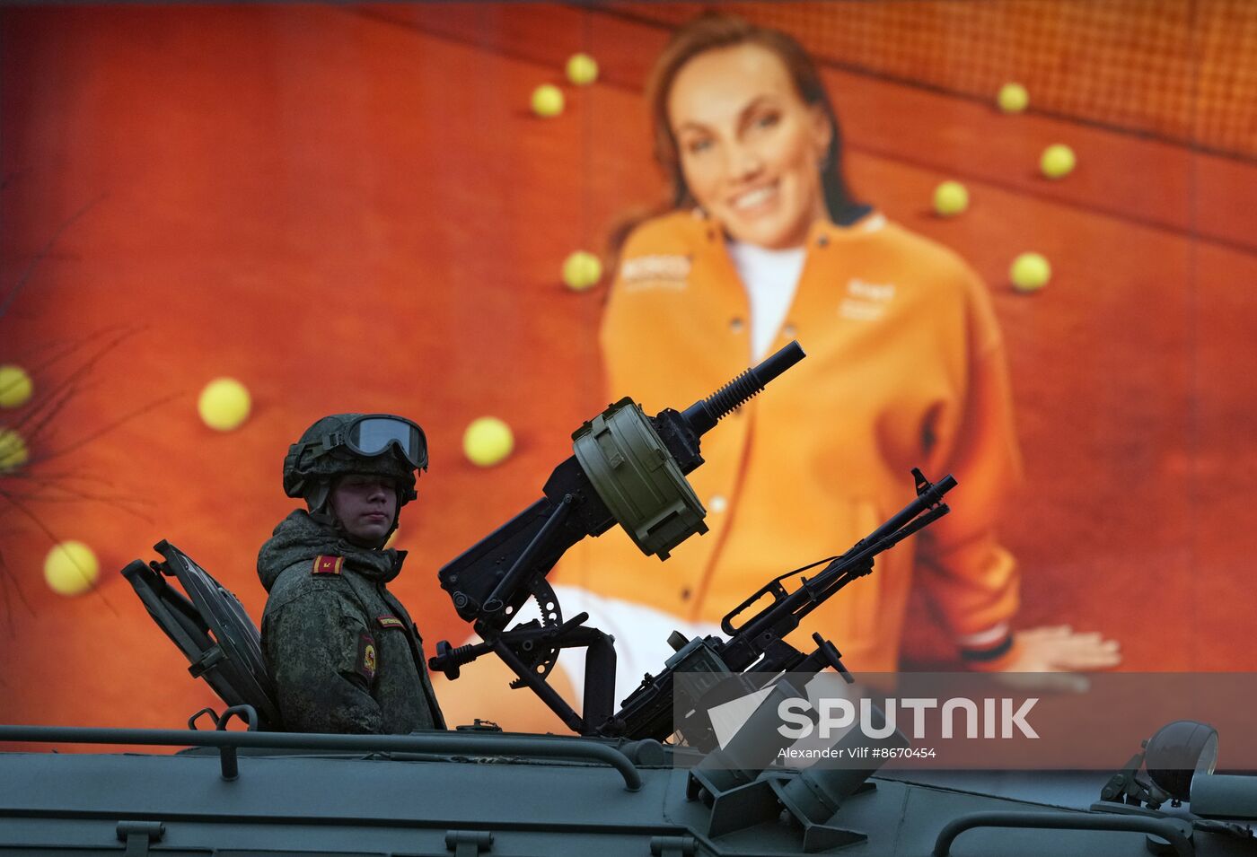 Russia WWII Victory Parade Rehearsal