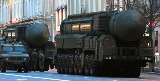 Russia WWII Victory Parade Rehearsal