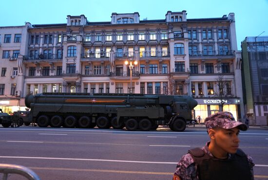 Russia WWII Victory Parade Rehearsal