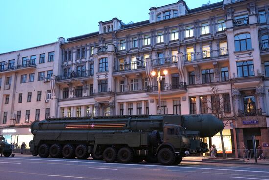 Russia WWII Victory Parade Rehearsal
