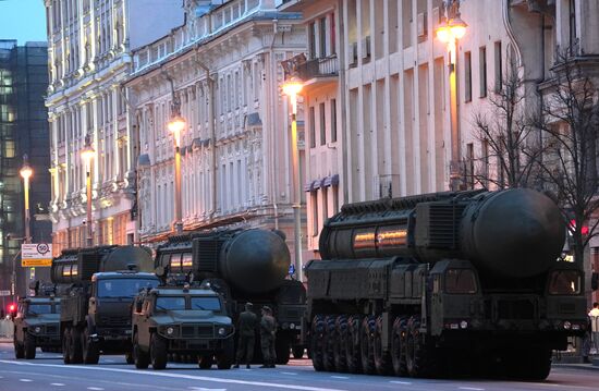 Russia WWII Victory Parade Rehearsal