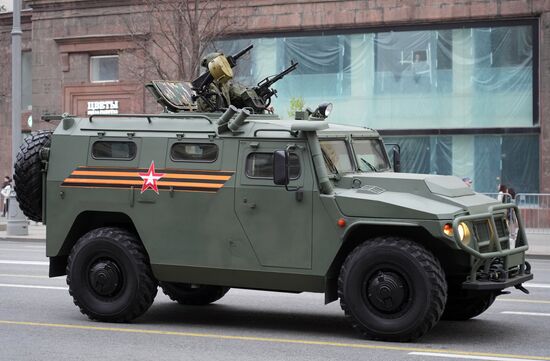Russia WWII Victory Parade Rehearsal