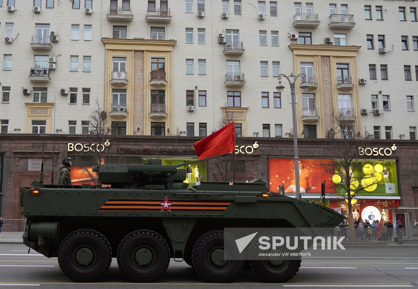 Russia WWII Victory Parade Rehearsal