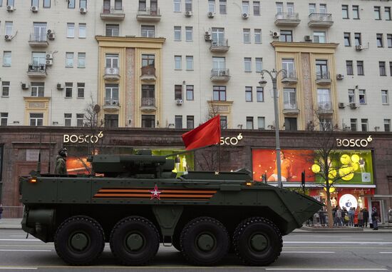 Russia WWII Victory Parade Rehearsal