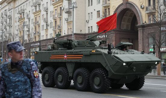 Russia WWII Victory Parade Rehearsal