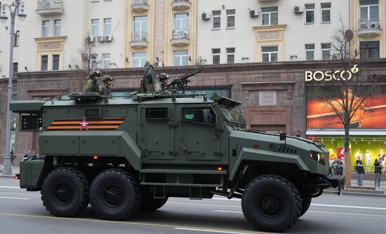 Russia WWII Victory Parade Rehearsal