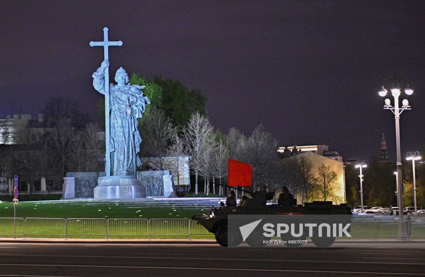 Russia WWII Victory Parade Rehearsal