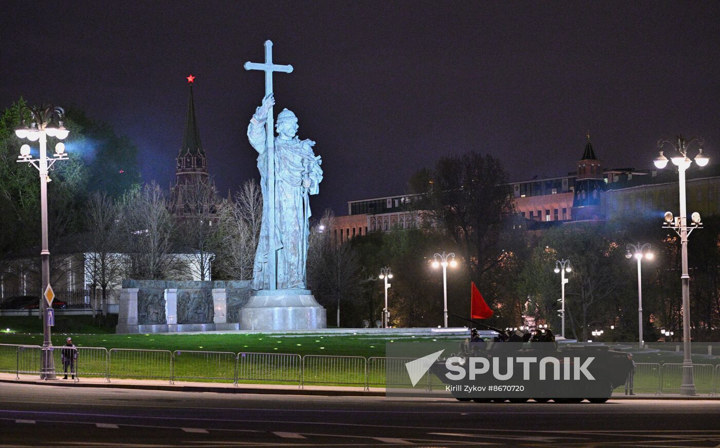 Russia WWII Victory Parade Rehearsal