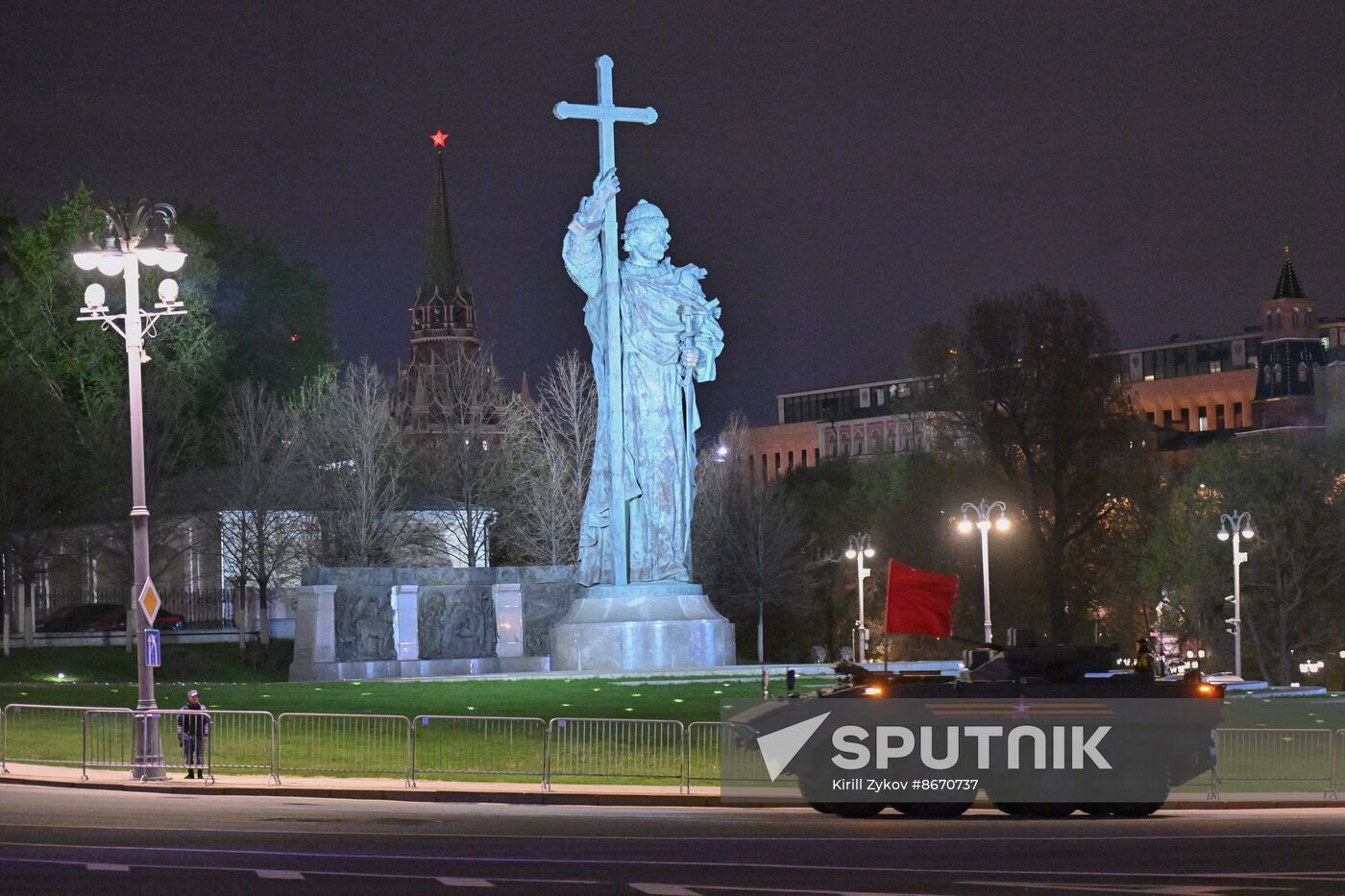 Russia WWII Victory Parade Rehearsal