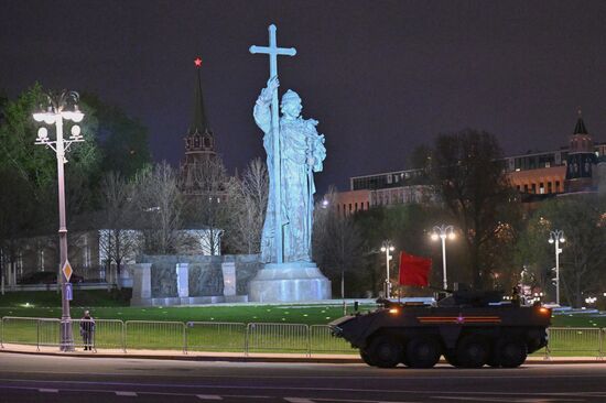Russia WWII Victory Parade Rehearsal
