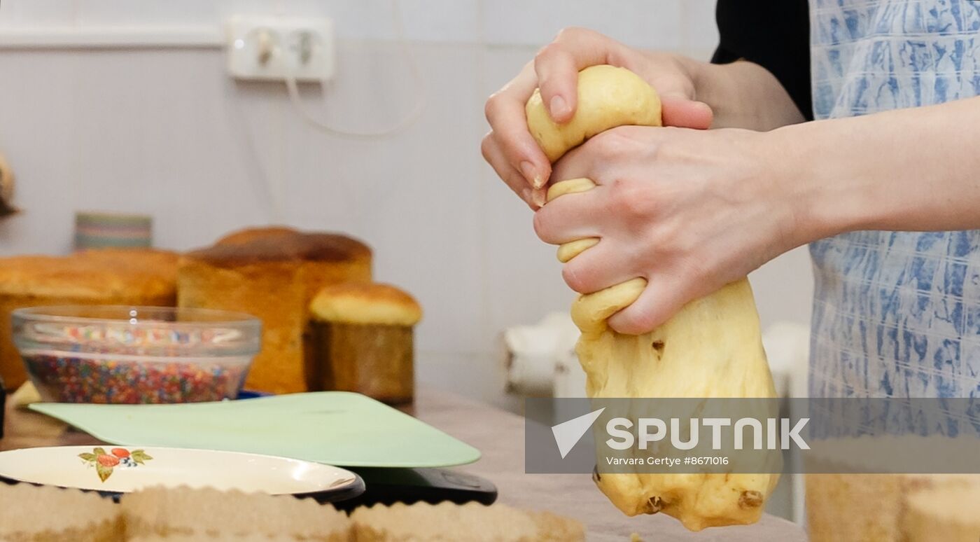 Russia Religion Orthodox Easter Preparations