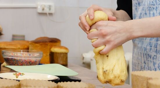 Russia Religion Orthodox Easter Preparations
