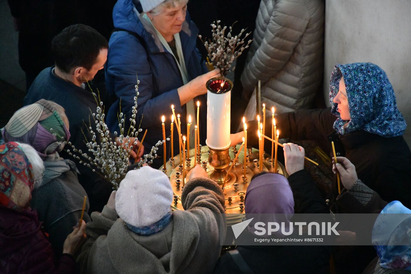 Russia Religion Palm Sunday