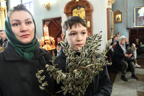 Russia Religion Palm Sunday