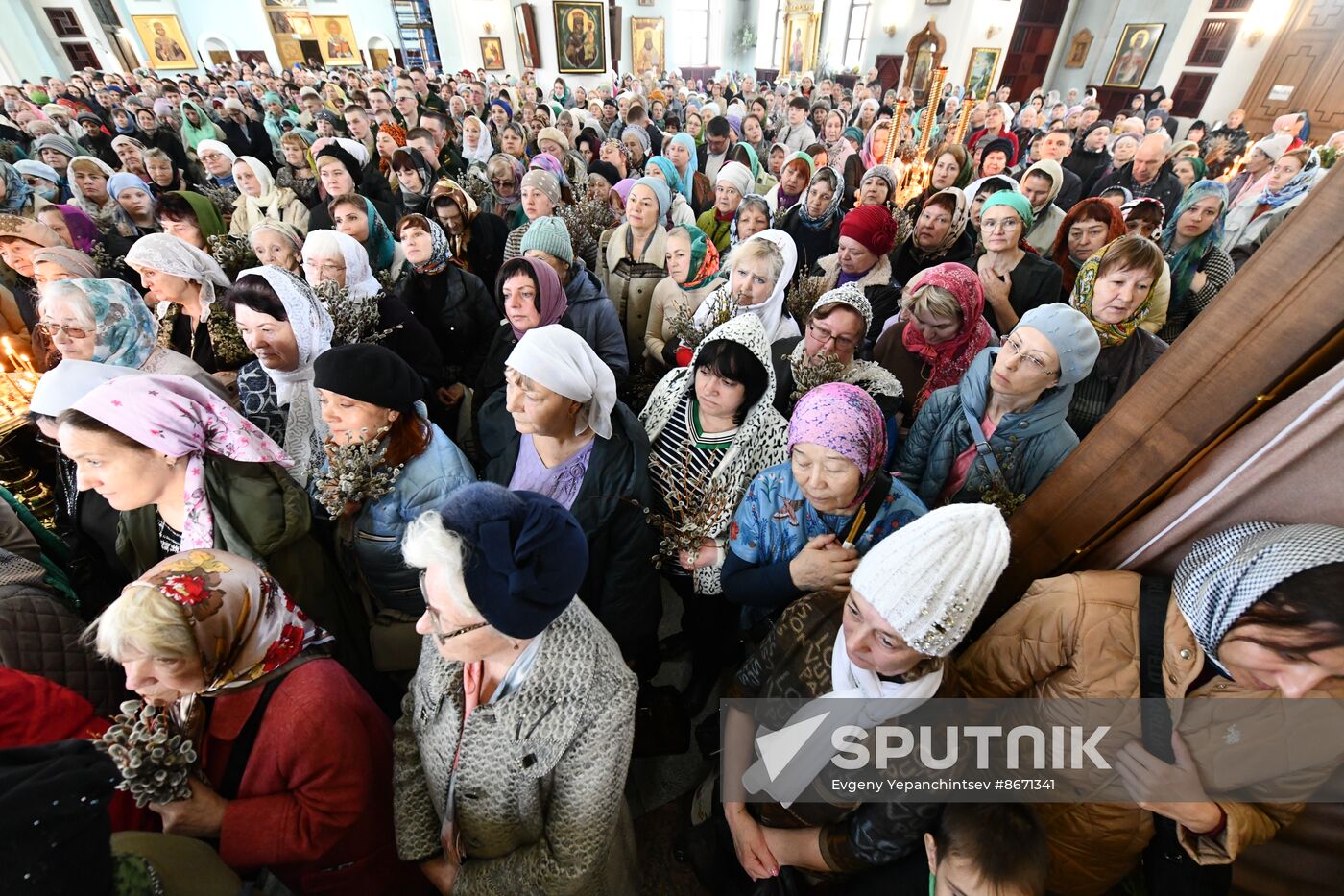 Russia Religion Palm Sunday