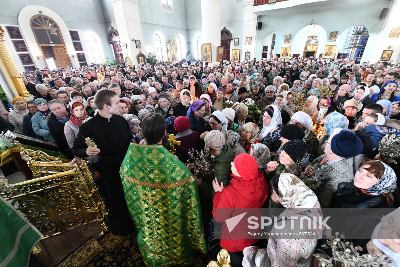 Russia Religion Palm Sunday