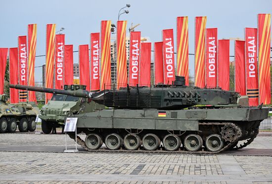 Russia Ukraine Captured Military Equipment Exhibition