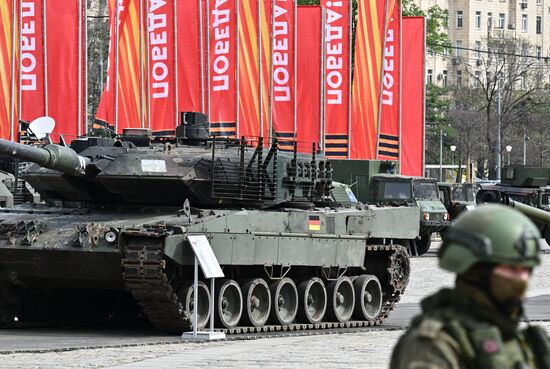 Russia Ukraine Captured Military Equipment Exhibition