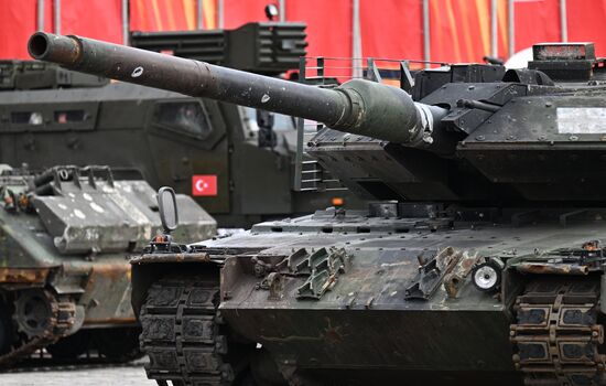 Russia Ukraine Captured Military Equipment Exhibition