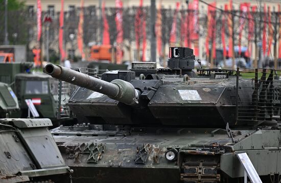 Russia Ukraine Captured Military Equipment Exhibition