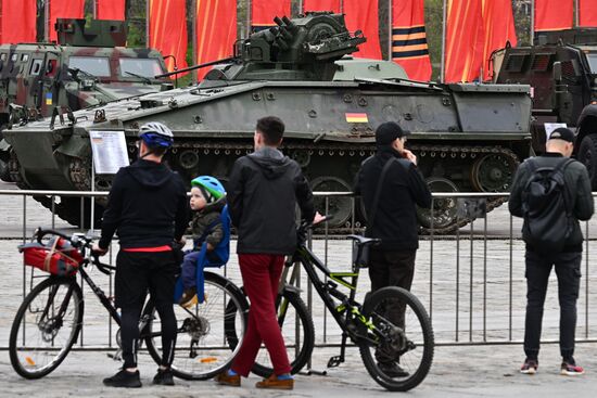 Russia Ukraine Captured Military Equipment Exhibition