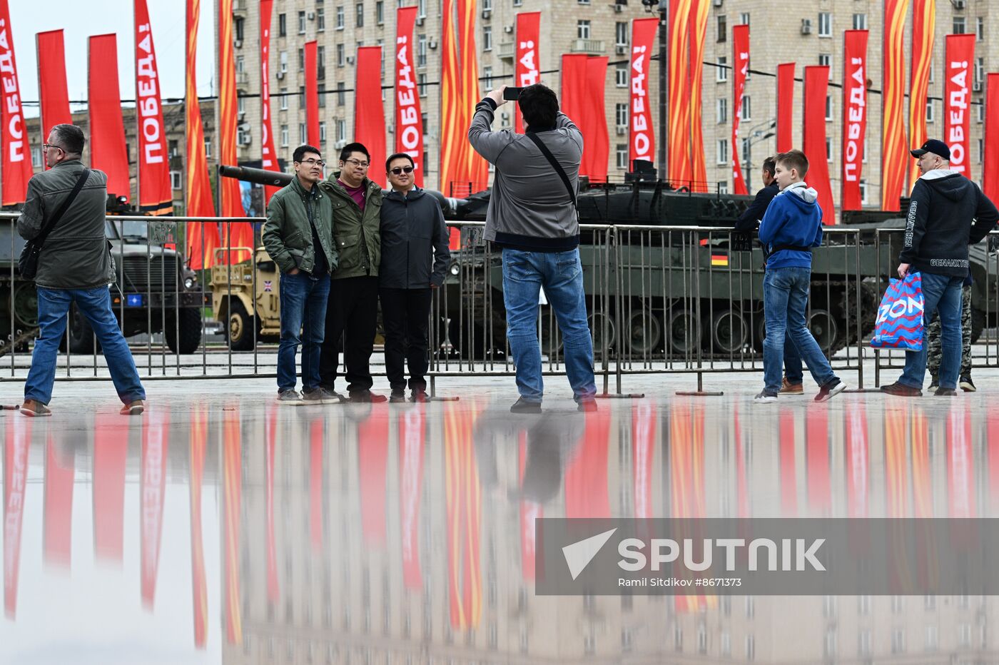 Russia Ukraine Captured Military Equipment Exhibition