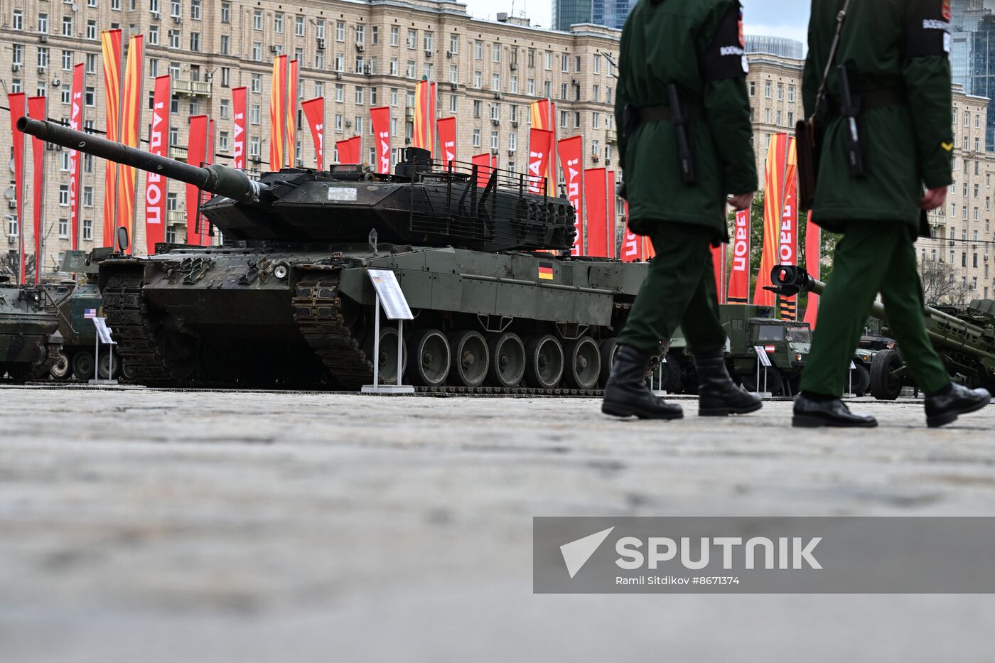 Russia Ukraine Captured Military Equipment Exhibition